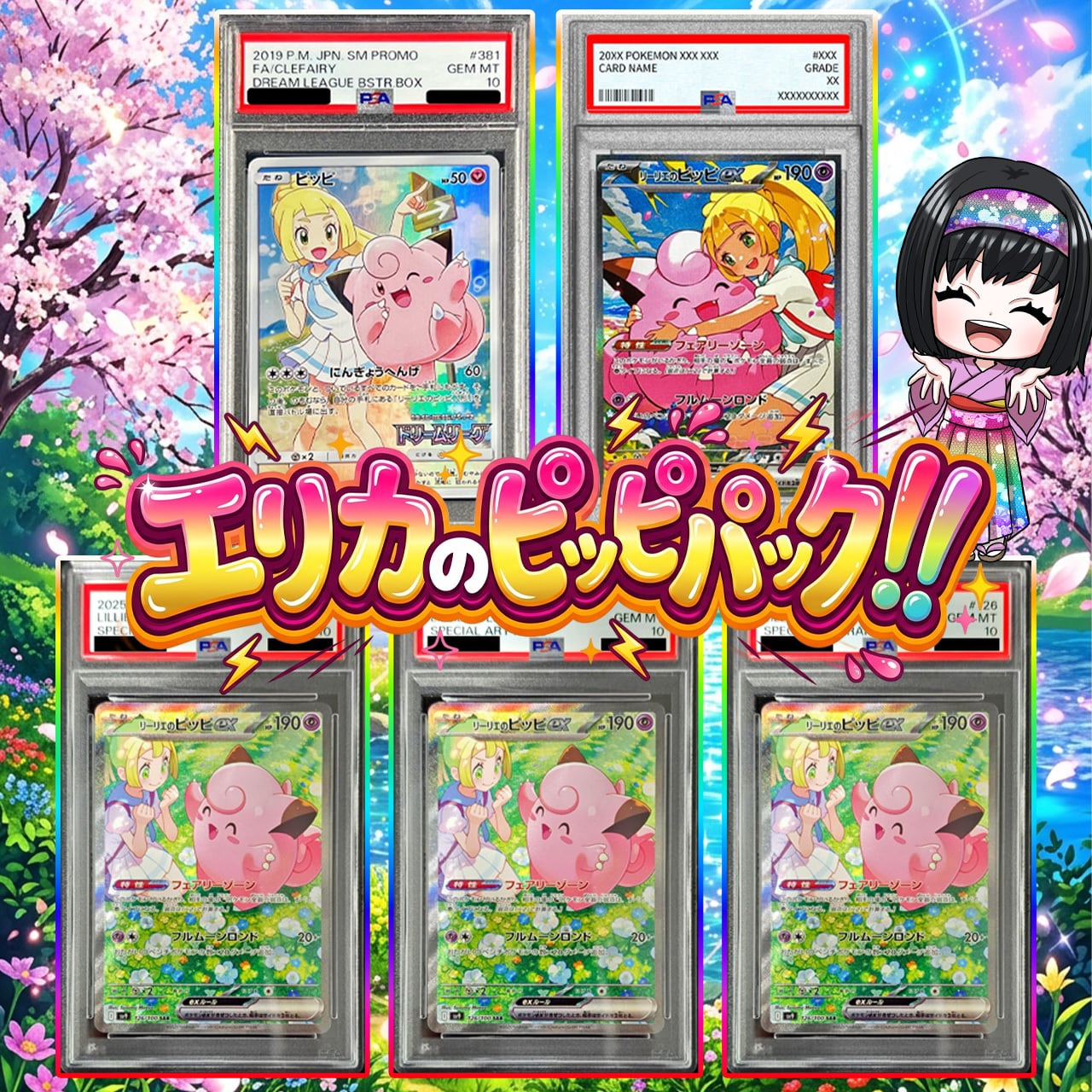 ポケカ】エリカの『テラスタルフェス』1＋1 オリパ !! 10/21-3