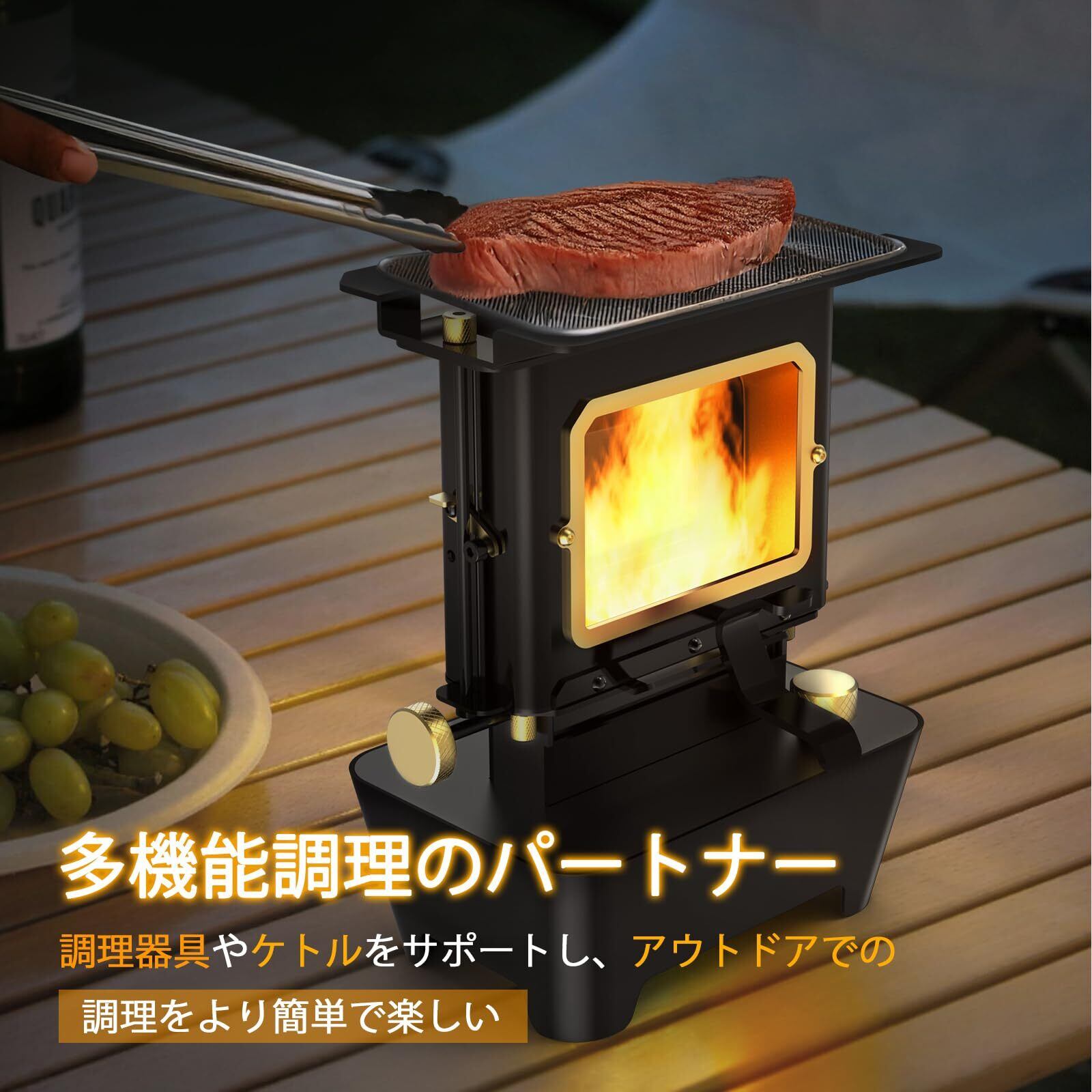 人気商品】ALIESTFDNO アイロンストーブ キャンプストーブ オイル