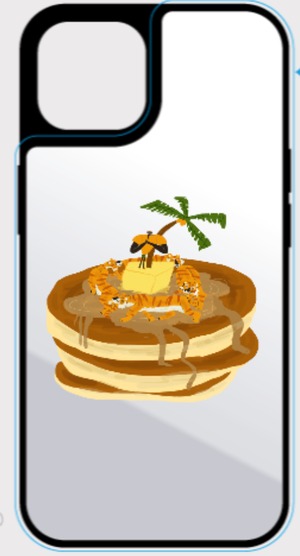 ホトッケーキグリップミラーケース