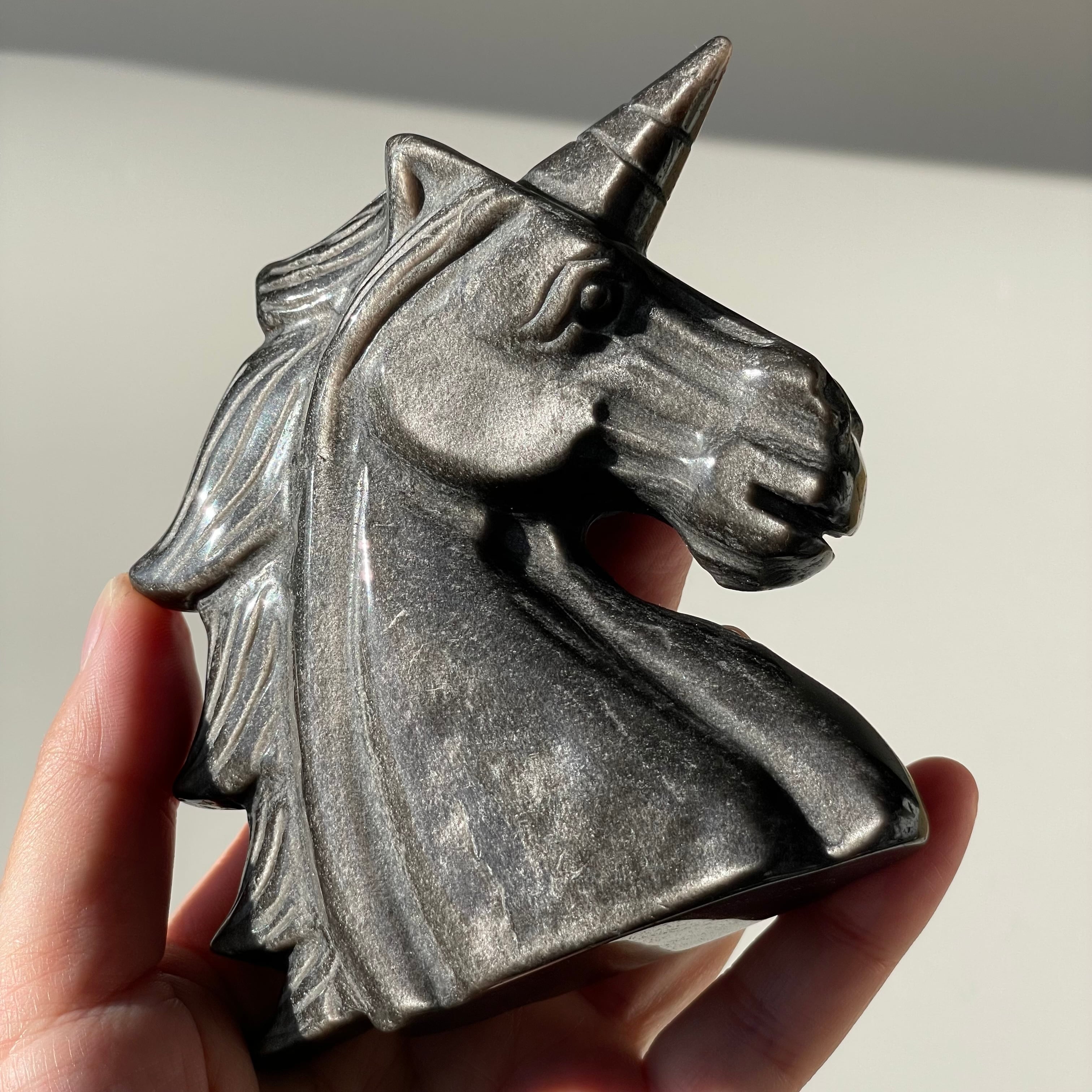 Silver Obsidian シルバーオブシディアン|Unicorn ユニコーン Silver Obsidian シルバーオブシディアン|Unicorn ユニコーン