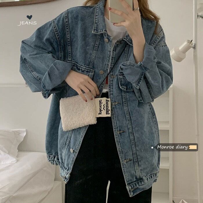 ジャケット スプリングルーズスタンダードスタイルトップス レトロ ストリート 春物 モンロー61778858665