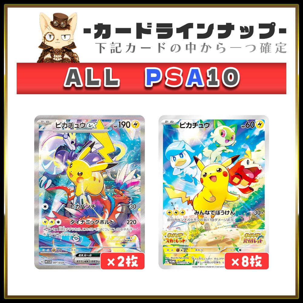 リ*ス様 ポケモンカードセット 全PSA10 7/16☆PSA10確定☆】CHAPACITY10周年記念オリパ【ポケモンカードゲーム