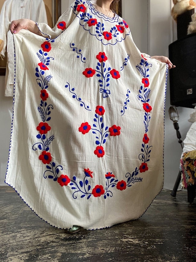 Hand embroidered dress