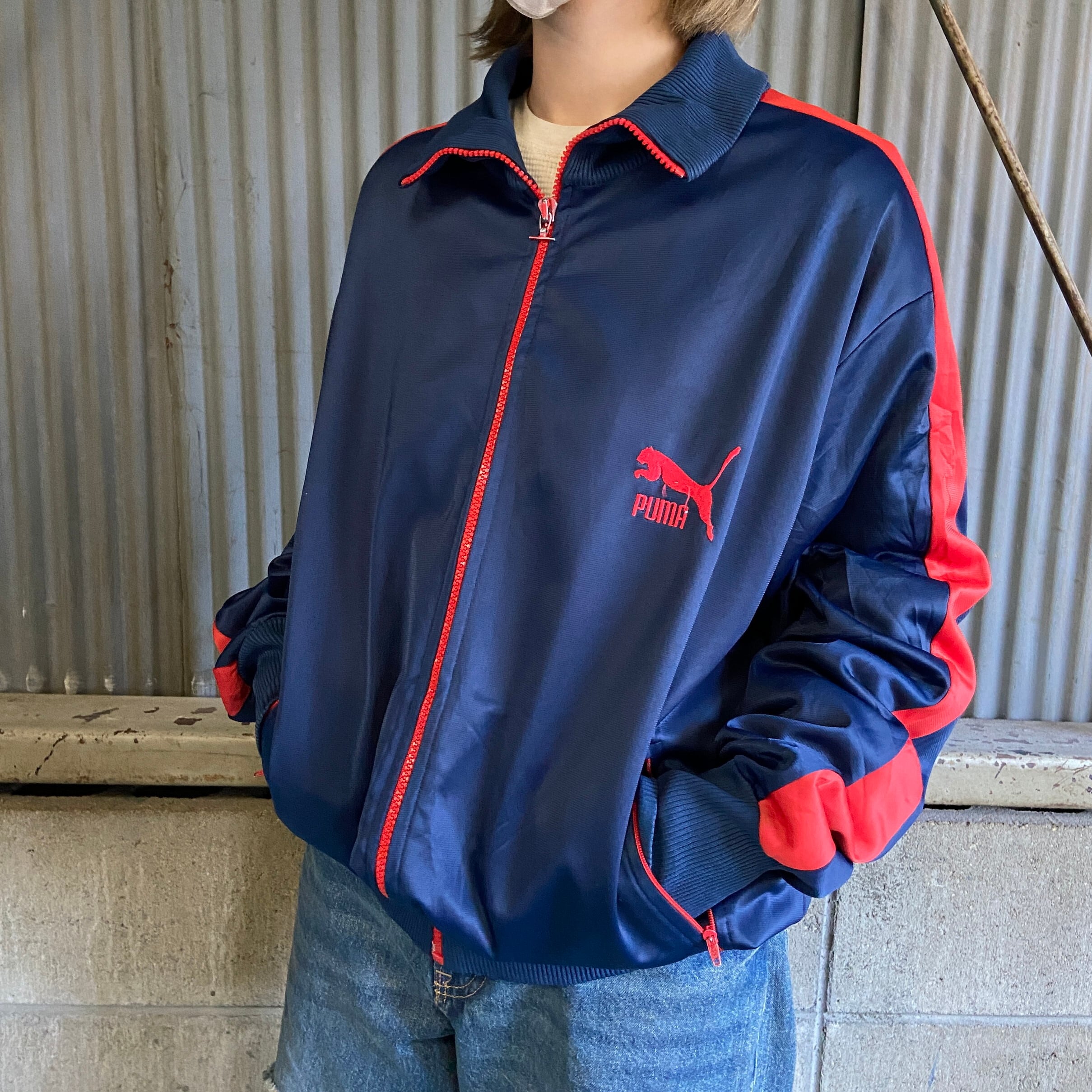 80年代 ヴィンテージ puma プーマ トラックジャケット メンズL 古着  