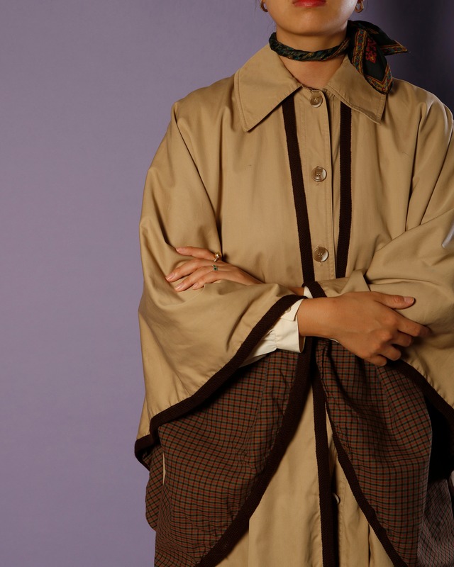 1970's Saint Laurent - Rive Gauche / Cape Coat