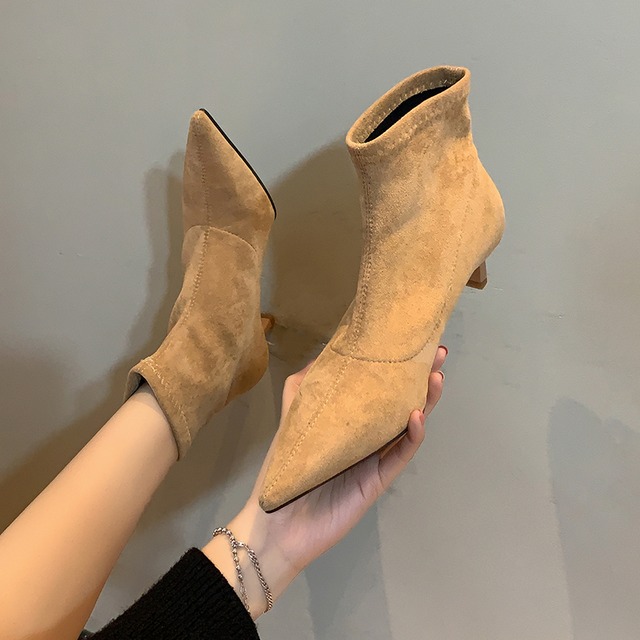 ブーツスリーブスタイル薄手アンクル 靴 シューズ 部族の婦人靴58364860036