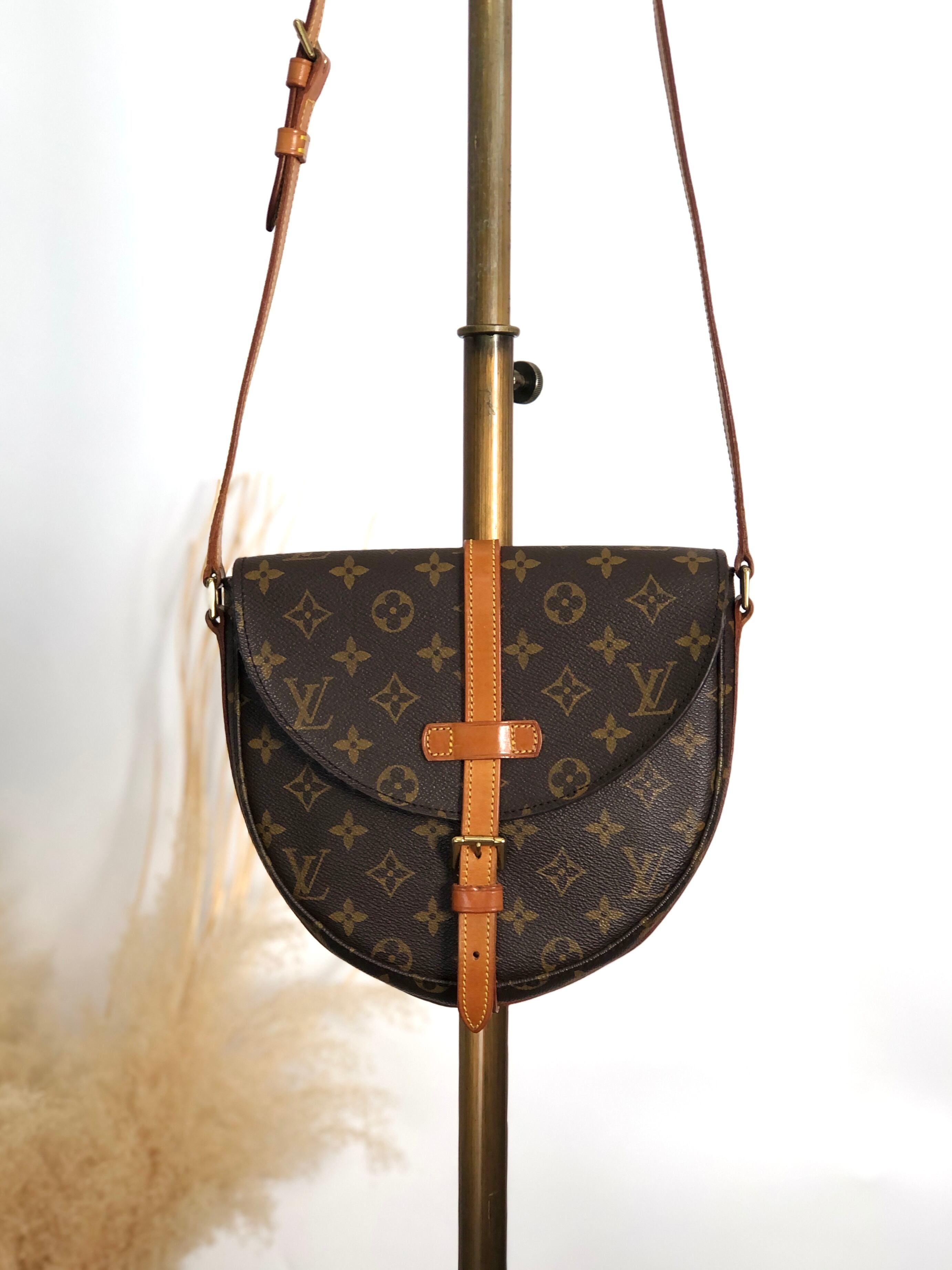 LOUIS VUITTON ルイヴィトン ショルダーバッグ ブラウン シャンティ vintage ヴィンテージ オールド vdwefs