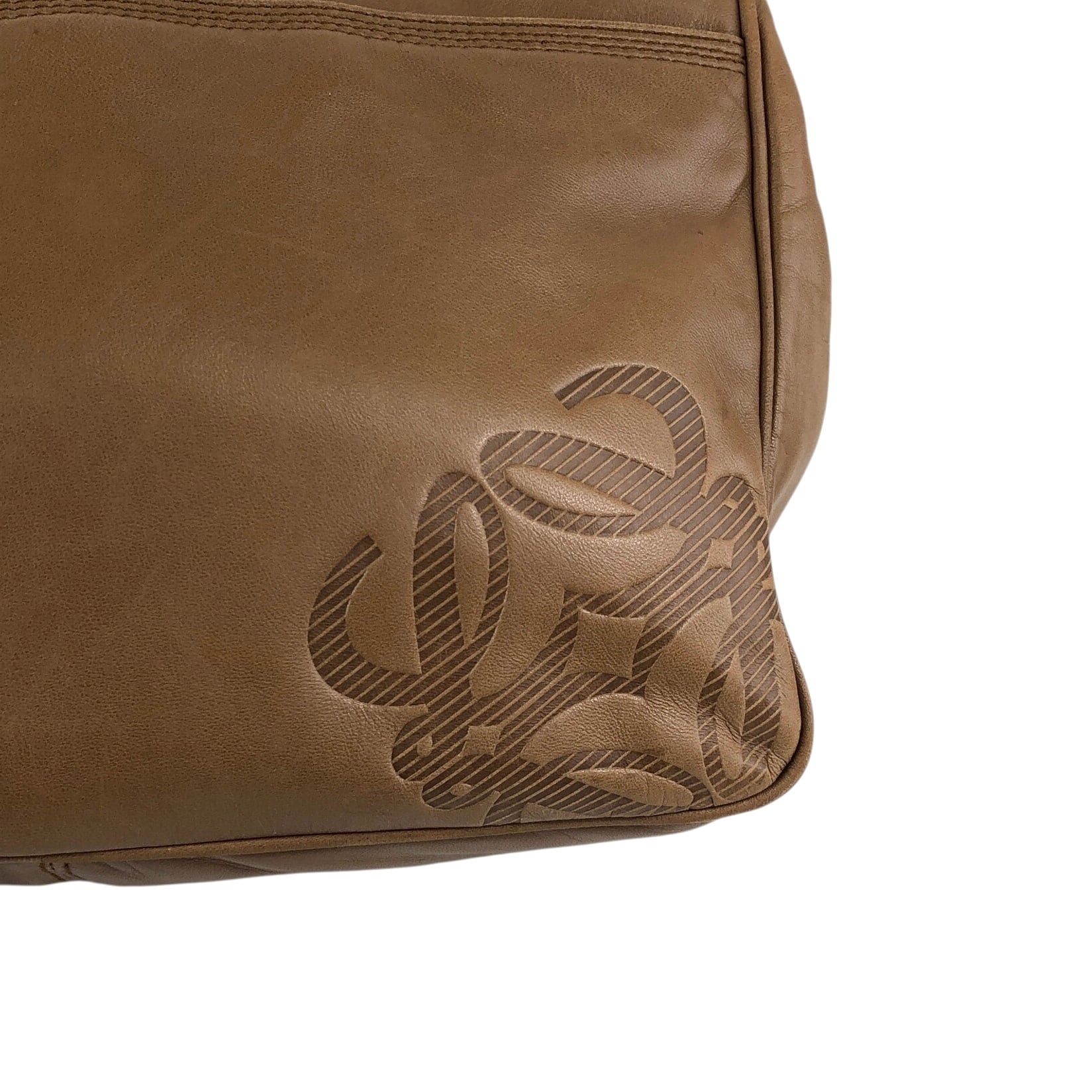 LOEWE ロエベ ショルダーバッグ ブラウン アナグラム ナッパレザー