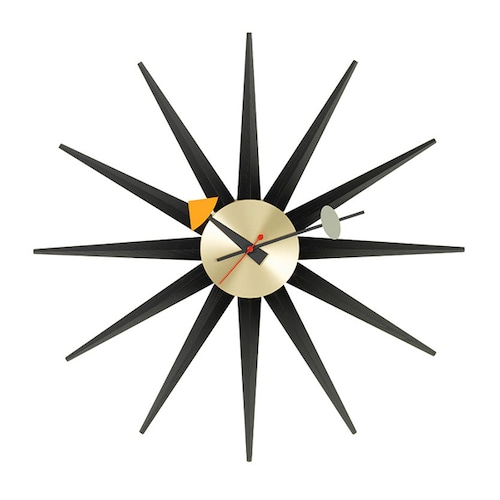 Vitra（ヴィトラ）Sunburst Clock（サンバーストクロック）ブラック