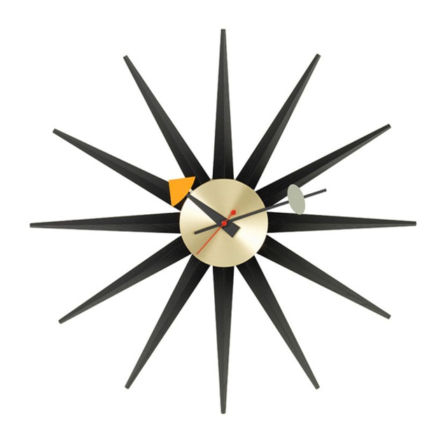 Vitra（ヴィトラ）Sunburst Clock（サンバーストクロック）ブラック