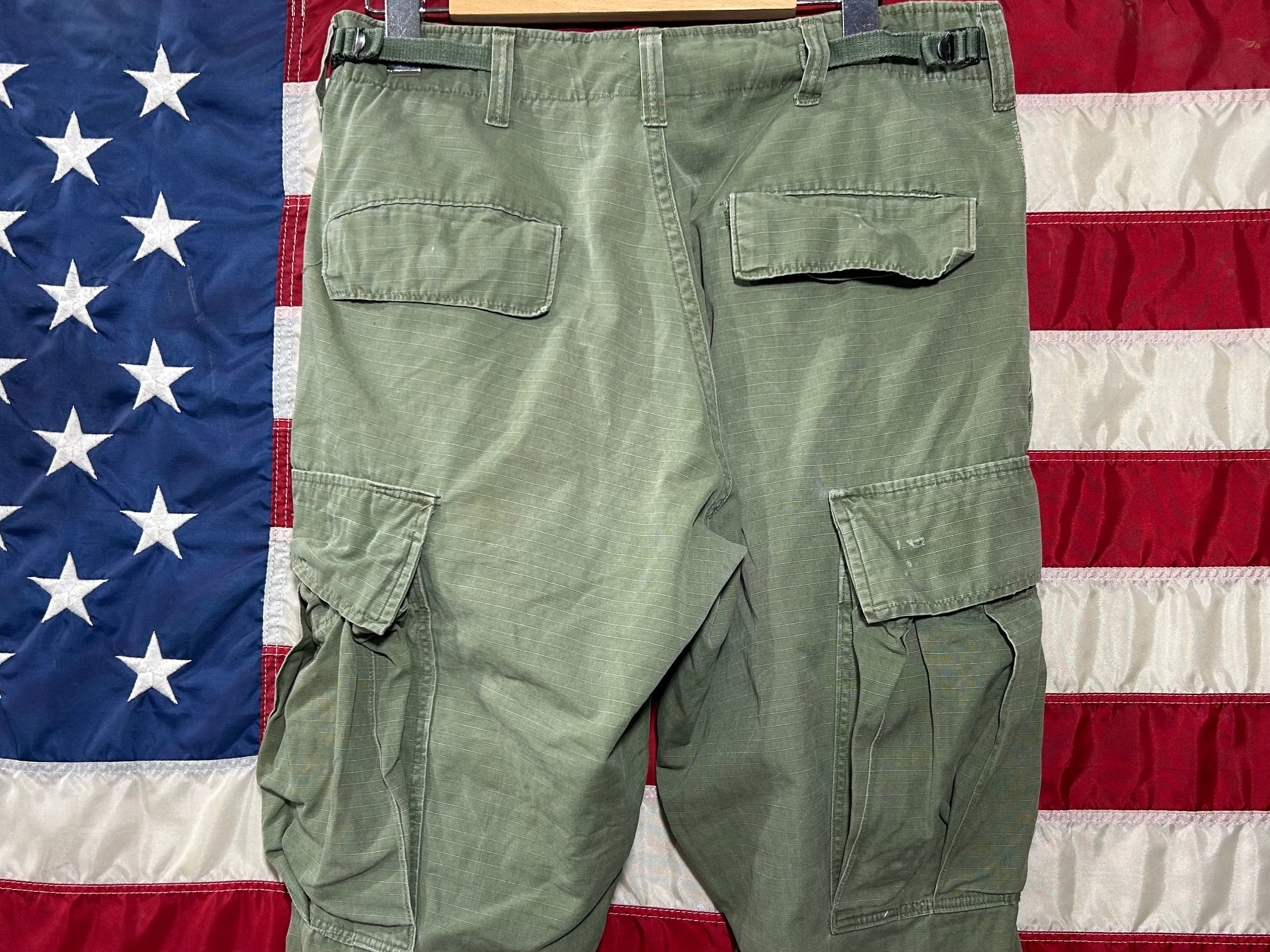 米軍ナム戦本物ファティーグパンツ1968年官給品M/Sサイズ 米軍ナム戦本物ファティーグパンツ1968年官給品M/Sサイズ