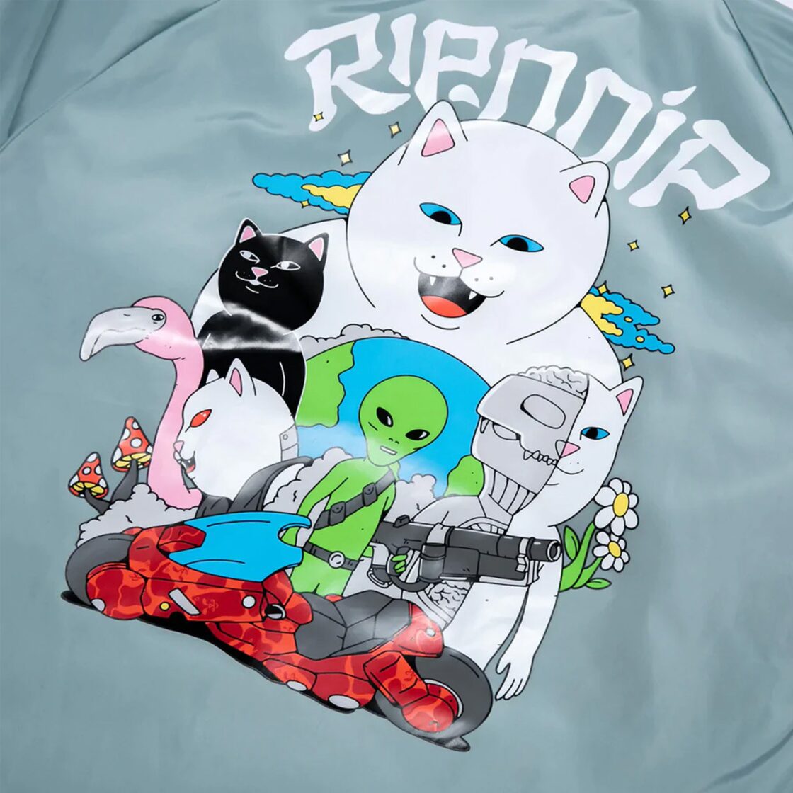 RIPNDIP Runaway Coaches Jacket PINE リップンディップ ランナウェイ