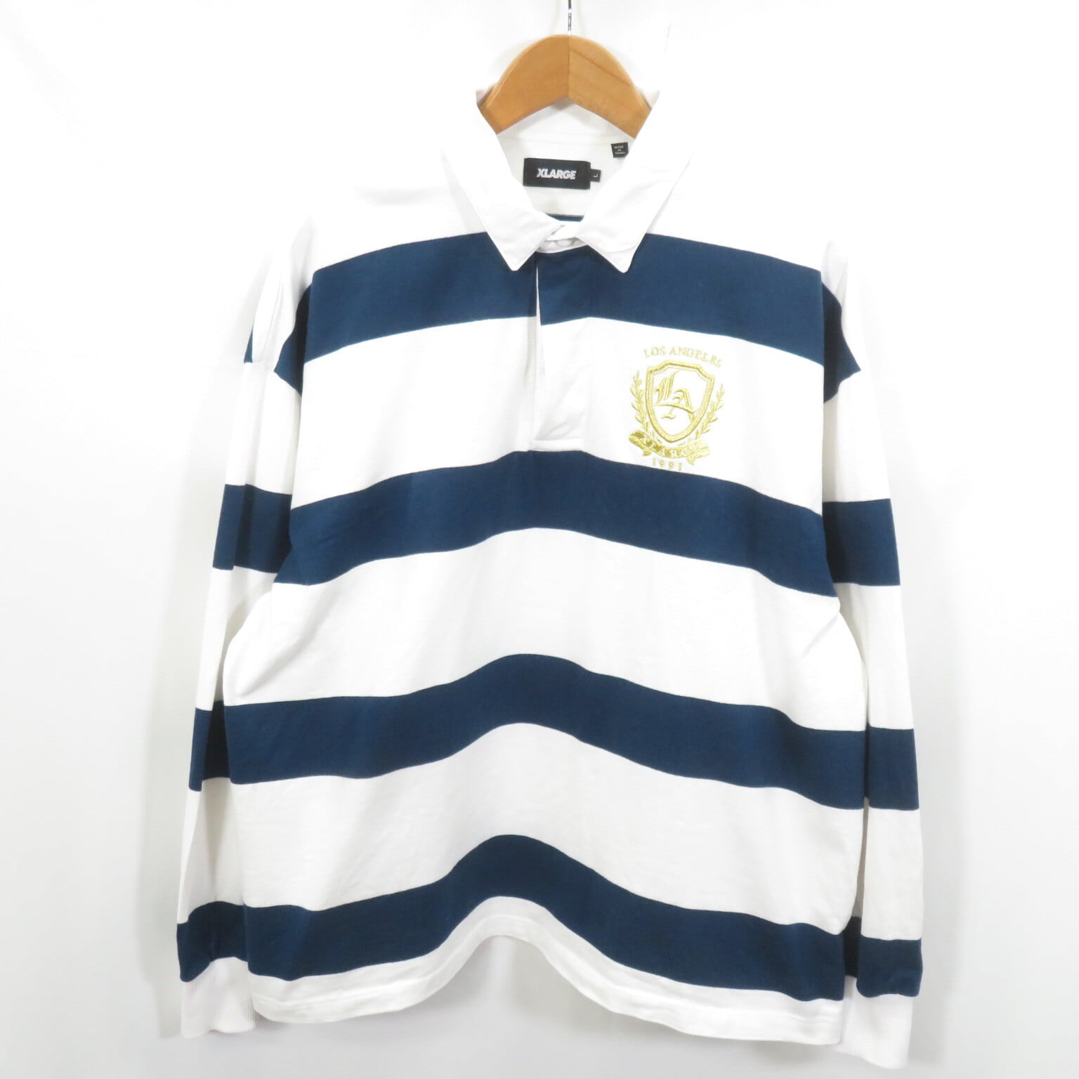 XLARGE ラガーシャツ XLARGE® エクストラ ラージ [S/S LINED RUGBY