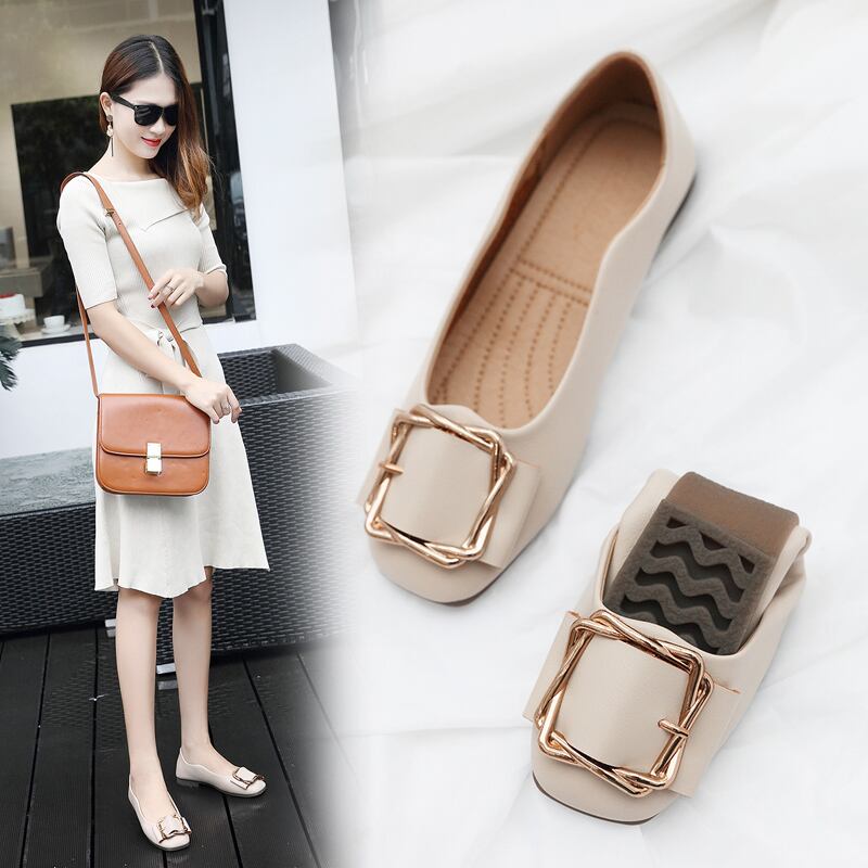 パンプス レディース シューズ 靴 くつ クツ レディースシューズ ローファー ラットシューズ 履きやすい スクエアバックル かわいい 大人可愛い きれいめ 大人 上品 おしゃれ お洒落 エレガント きちんと感 女っぽ クール 主役級 存在感 無地 春 20代 30代 40代 オフィス ビジネス OL 通勤 学生 通学 デート お出かけ 休日 発表会 デイリー 普段使い 韓国 韓国系 送料無料 ファッション コーデ スタイル 高見え 格上げ 小さいサイズ 大きいサイズ ベージュ ブラウン ブルー
