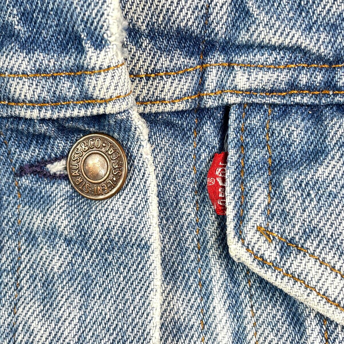 kids】90年代 Levi's リーバイス デニムジャケット 6~8歳相当 古着