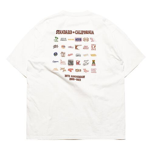 SD 20th Anniversary Logo T スタンダードカリフォルニア