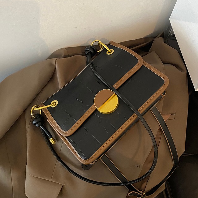 スタンダード レトロ スクウェア メッセンジャーバッグ 手作りハンドバック26509625624