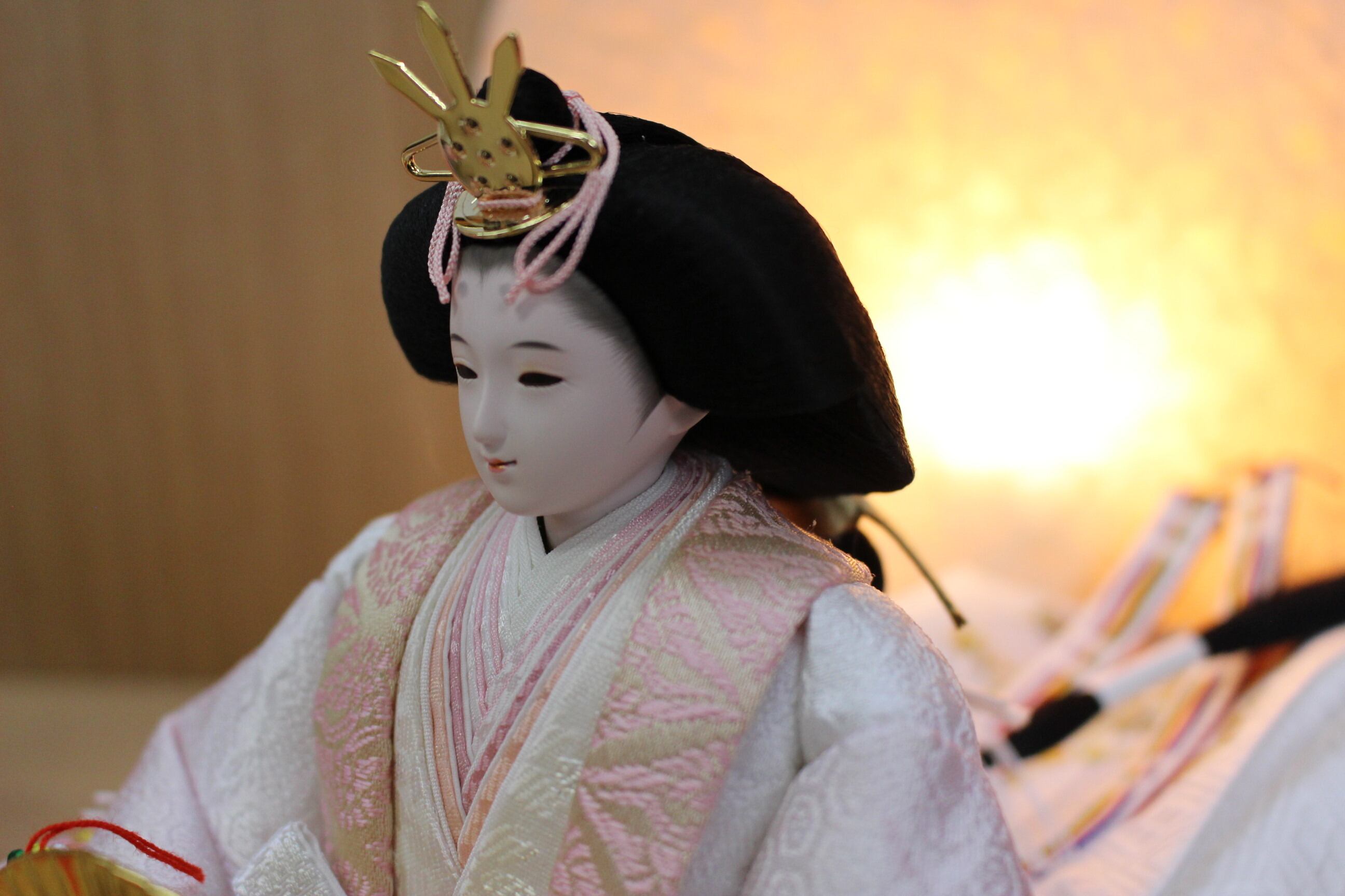 雛人形　親王飾り「結月」田村芙紗彦　桃枝桜平飾り | SHIMADA DOLL powered by BASE