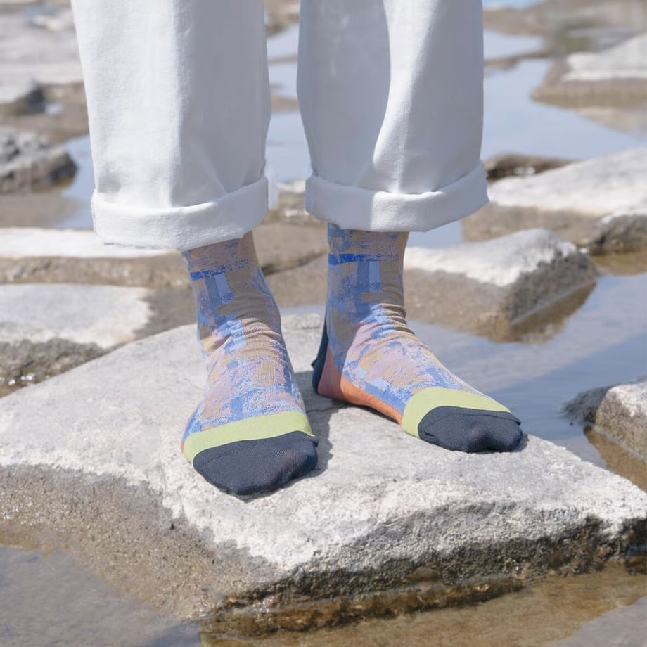 COQ /  【26-28cm】stone water socks  CT-23-1-N2