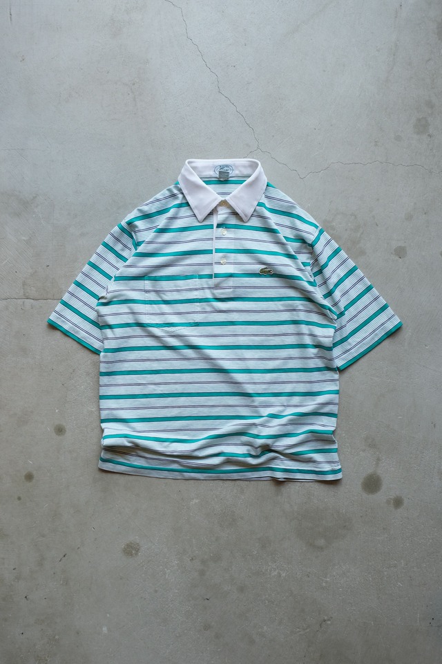 80s LACOSTE Stripe Polo Shirt