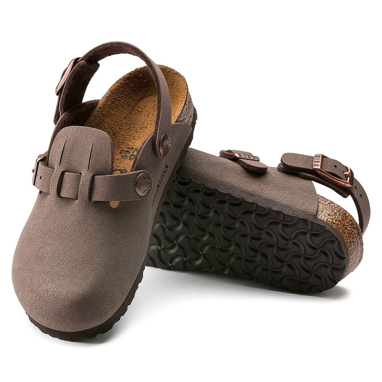 BIRKENSTOCK Kay ケイ　サンダル　ダブルストラップクロッグ BIRKENSTOCK］Kay／カイ Kids BFBC（26-35）｜Mocha | bibmilk Online
