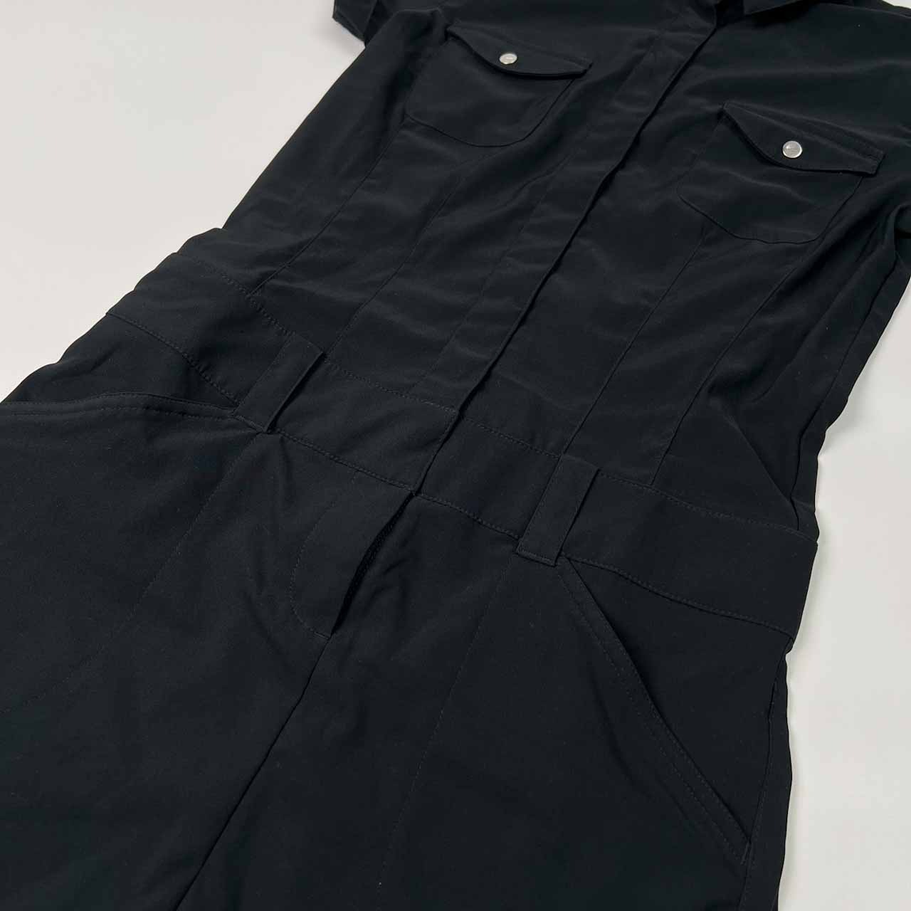 NIKE GOLF ナイキ ゴルフ 半袖 ワンピース ポロシャツ ストレッチ サイズ 0 /レディース/ブラック