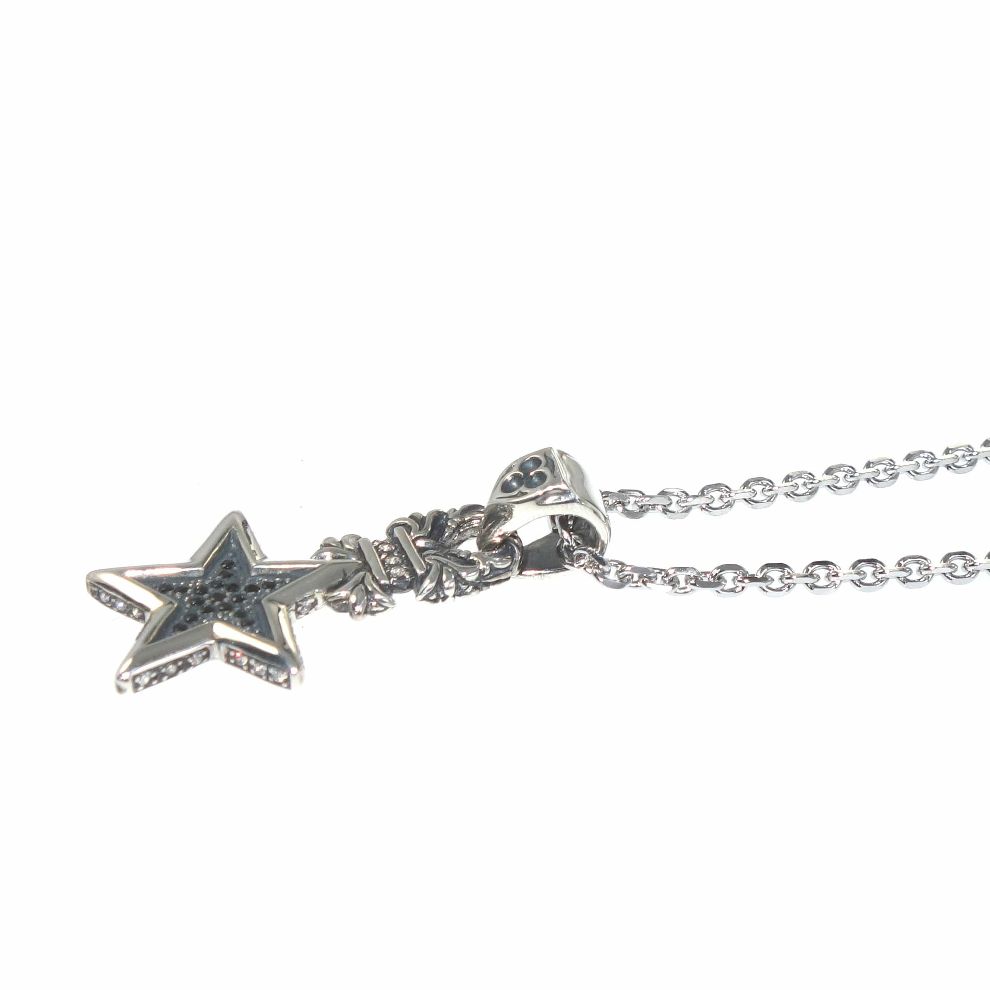フローラルスターチャーム ACP0202 Floral star charm シルバー