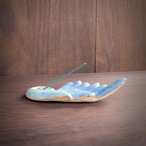 青色の大きな翼 お香立て no.28