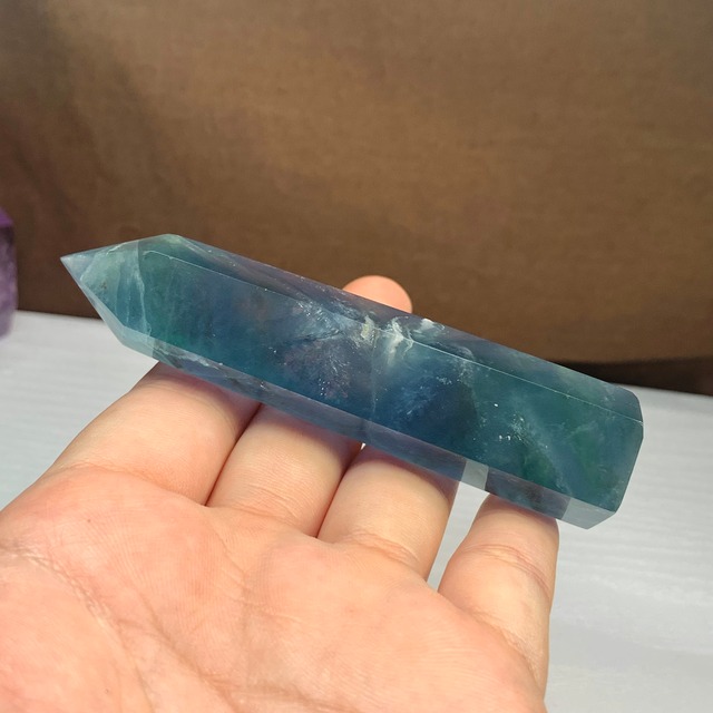 6.ブルー×グリーン グラデーションフローライトポイント