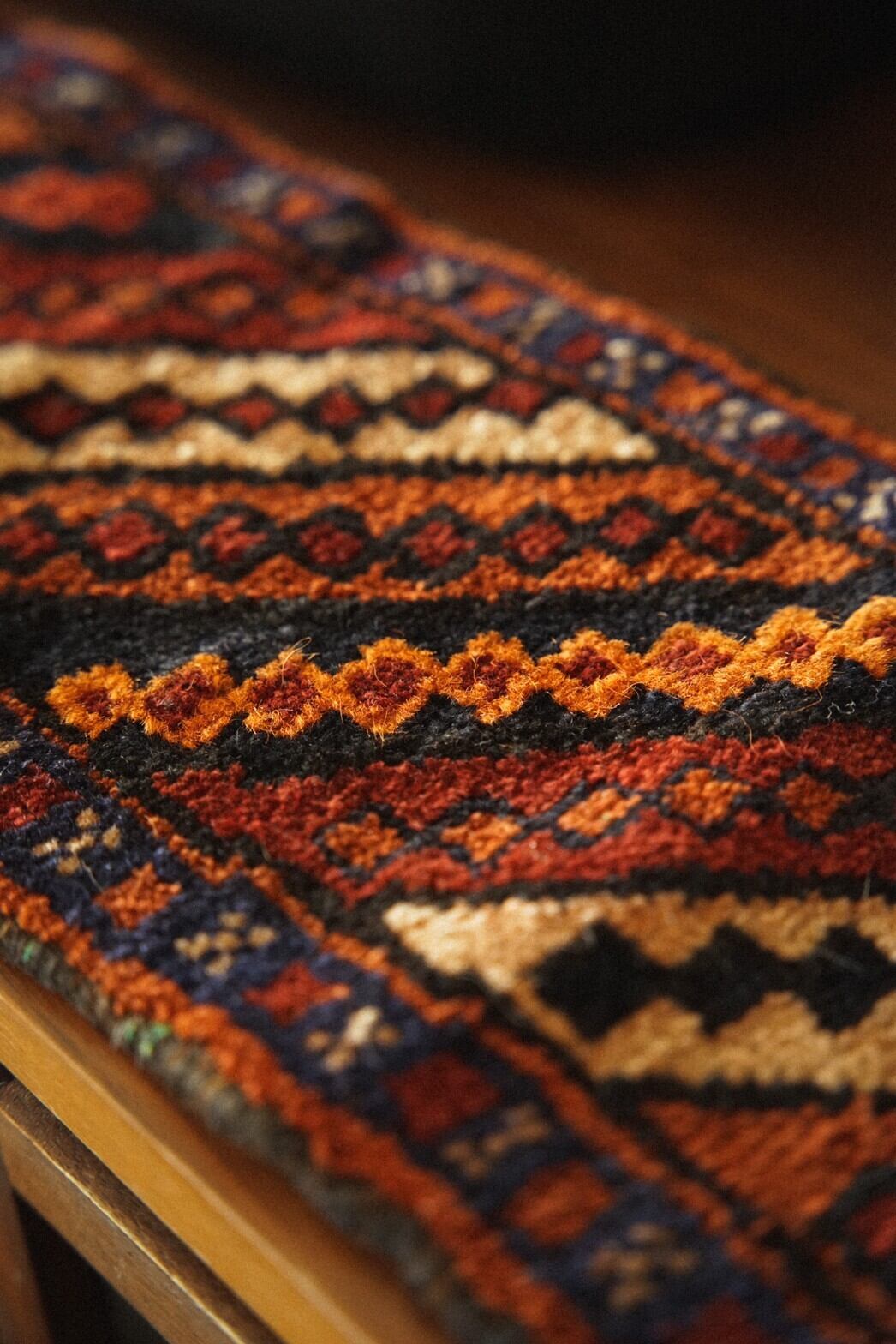 464-Vintage Maldari rug | 手織りのヴィンテージラグ専門店 | Bahr