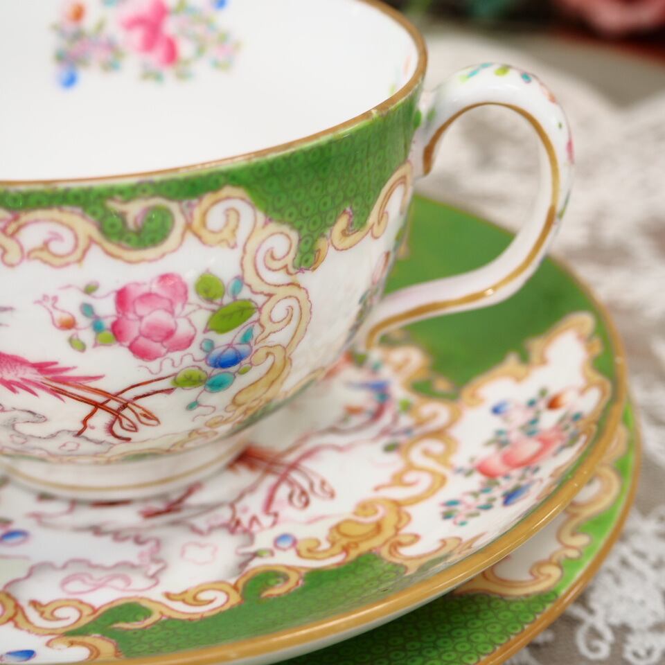 #ミントン MINTON ダイナスティ ティーカップ＆ソーサーP-3 ミントン MINTON ダイナスティ ティーカップ＆ソーサーP-3 ミントン