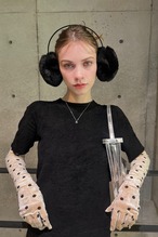 MOOCLDE ribbon bag silver "BONNY"