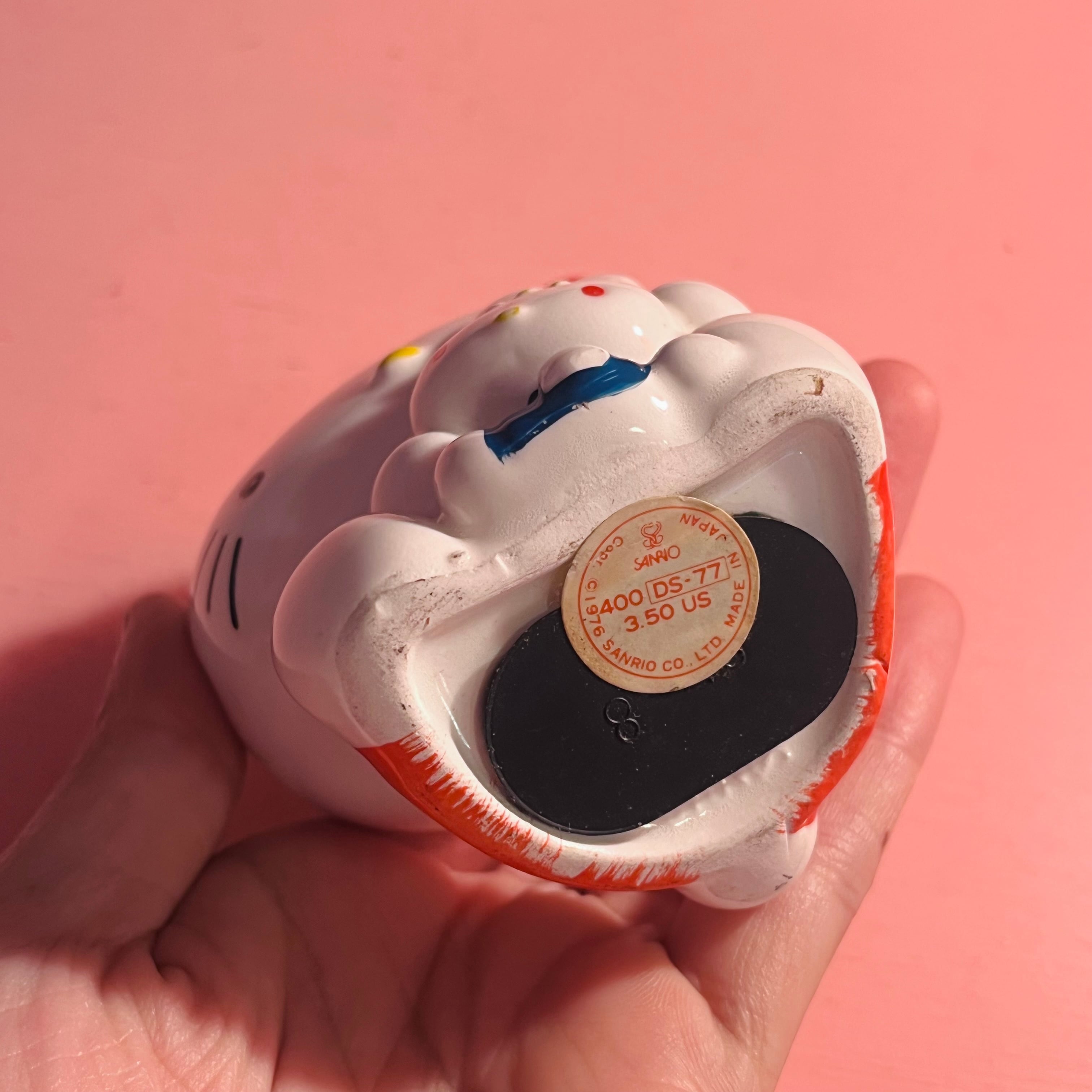 1970s サンリオ ハローキティ陶器貯金箱 | 春眠雑貨店