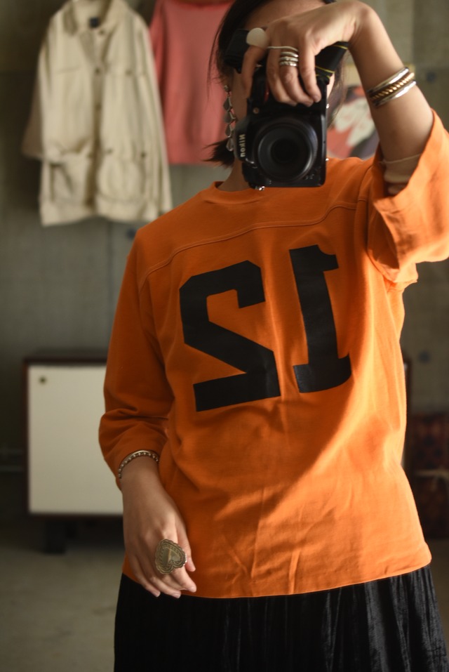 OK /70's "ARTEX" vintage football tee.