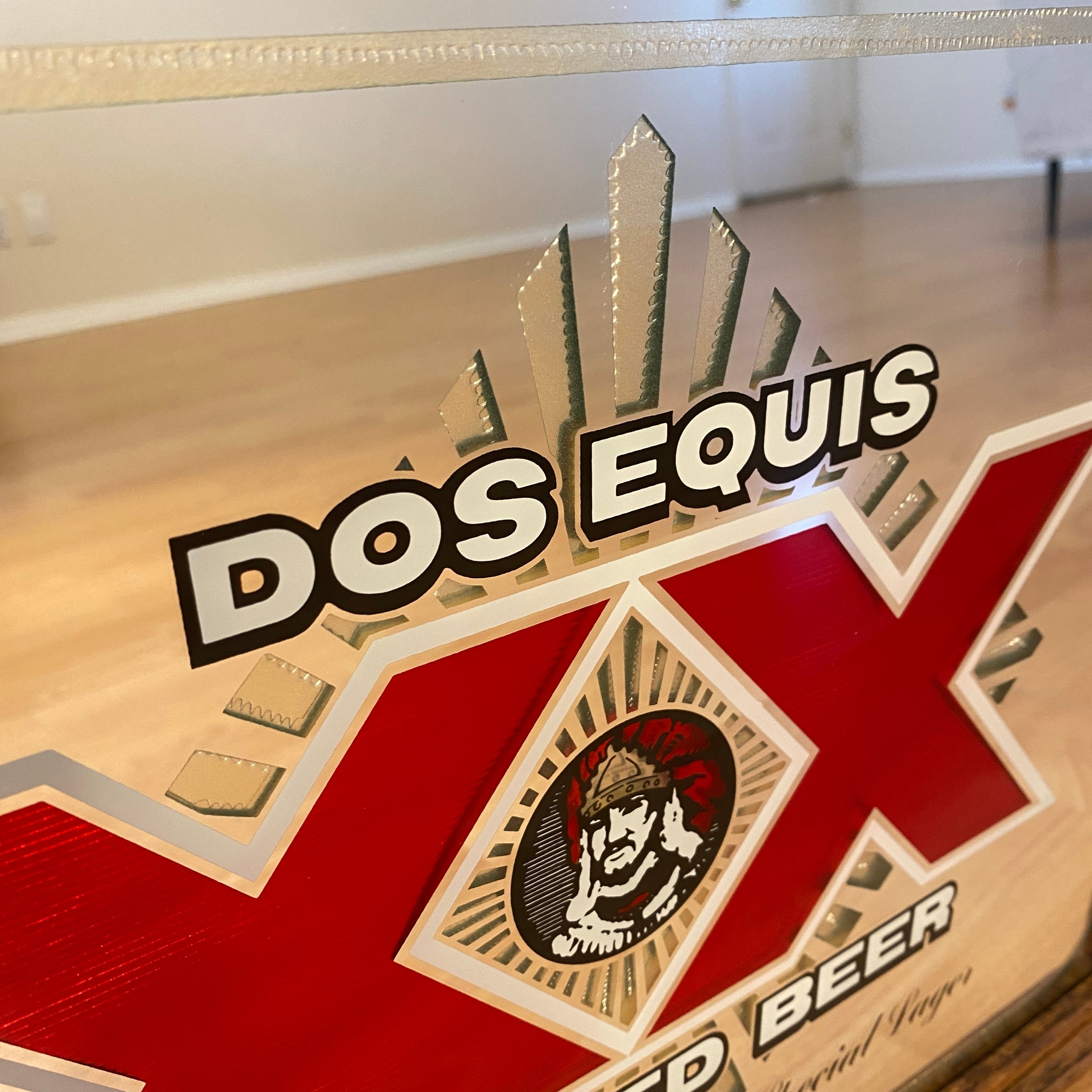 DOS EQUIS XX アメリカアンティーク　パブミラー鏡USAヴィンテージ DOS EQUIS XX アメリカアンティーク パブミラー鏡USAヴィンテージ