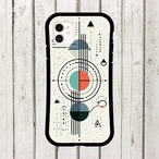 受注生産 iPhoneケース 円と十字のミニマル護符図案｜タリスマン TALM009D