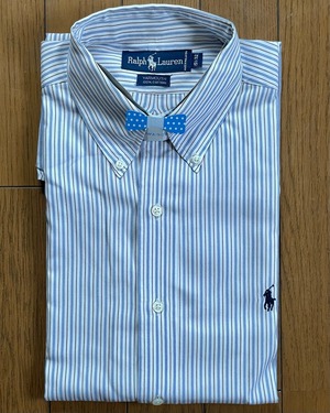 90年代 Polo Ralph Lauren BDシャツ 15-32 ユーズド