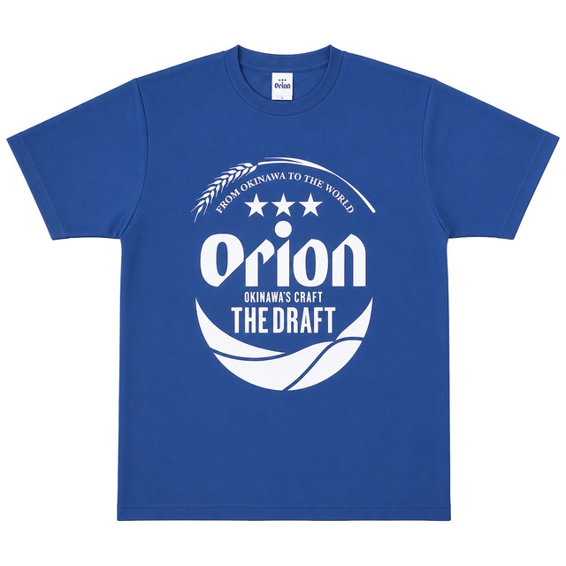 【正規品】オリオンビール  Tシャツ 2026 新発売 （ブルー）メッシュ素材　ドラフト缶　S ～LL 　 (※ご注文日から1～3営業日で発送いたします)