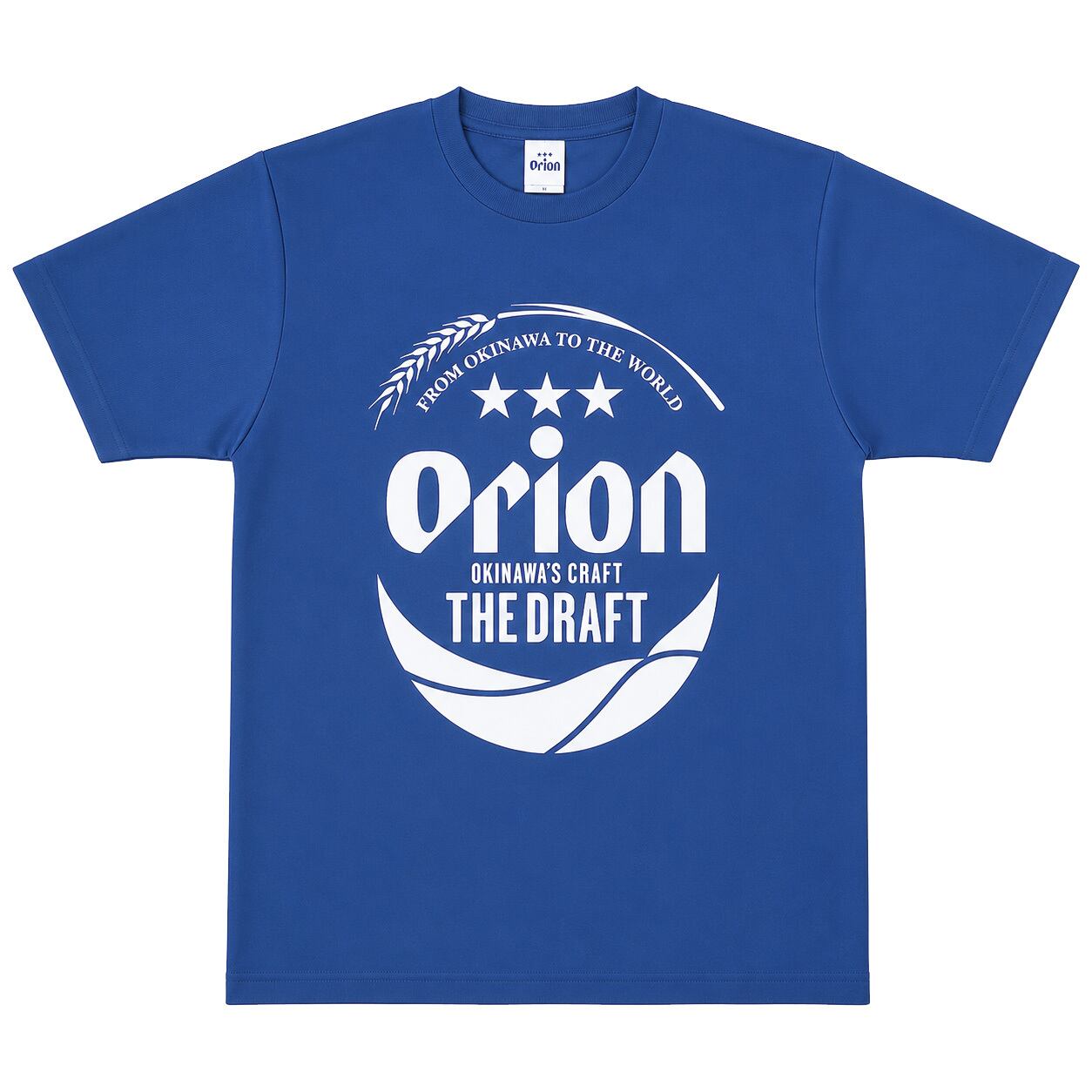 【正規品】オリオンビール Tシャツ 2026 新発売 (ブルー)メッシュ素材 ドラフト缶 S ~LL (※ご注文日から1~3営業日で発送いたします)