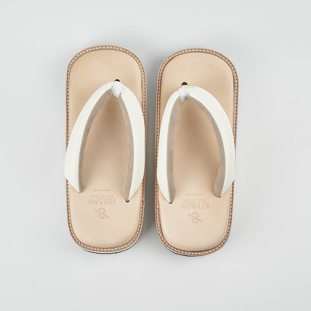 SETTAIR white × natural ［SN-1001］ | lift-shoes
