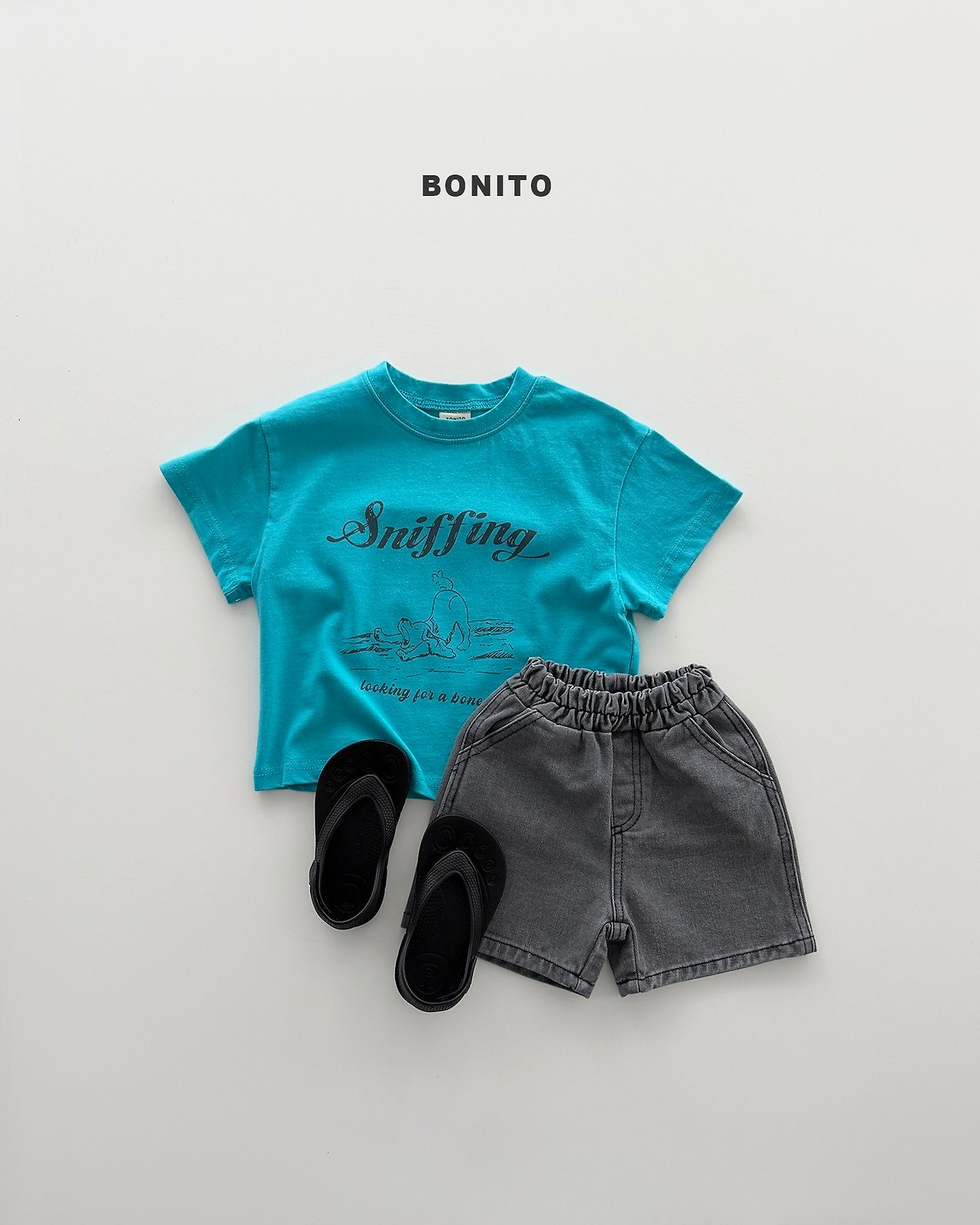 [BONITO] 5-part Denim Pants (JS/JM) / [보니토] 5부데님팬츠 (JS/JM)