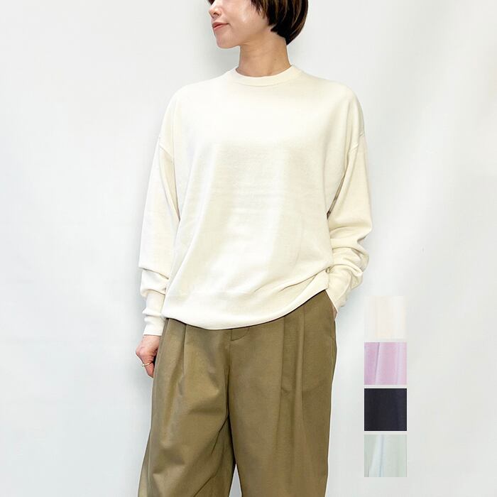 SACRA サクラ EX. FINE MERINO CREW-N TOP 125640081 2025秋冬新作