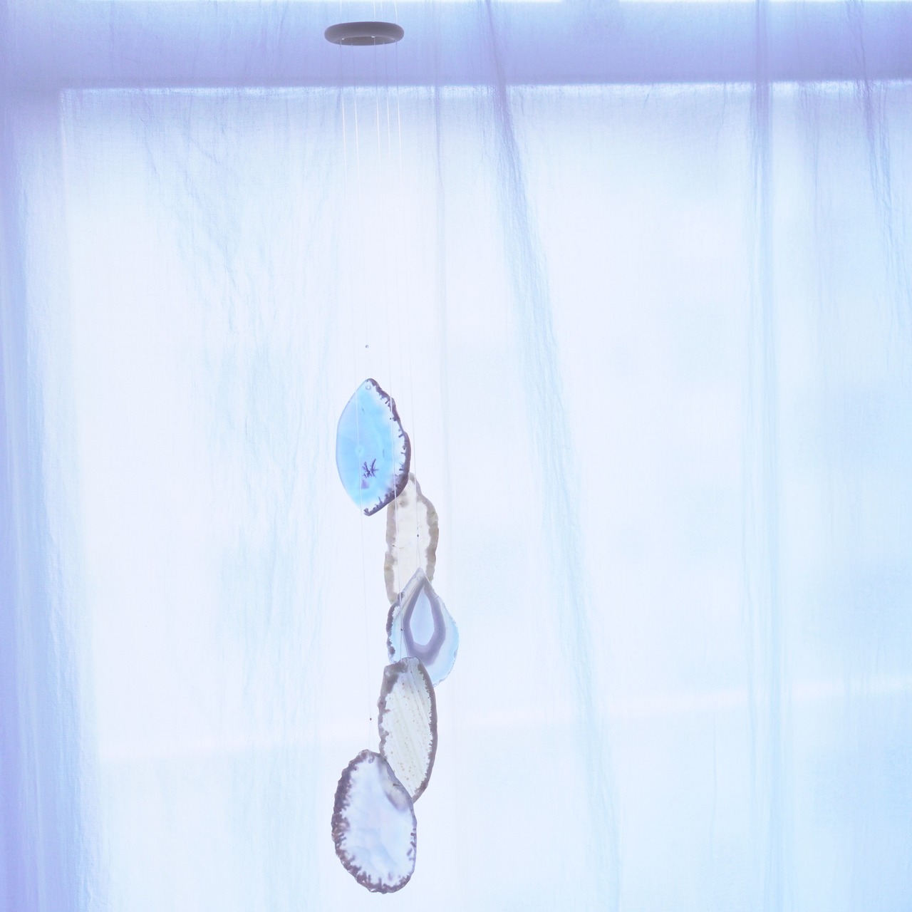 Diamond Dust - アゲートヒーリングチャイム / Agate Sun Catcher Wind Chime 560