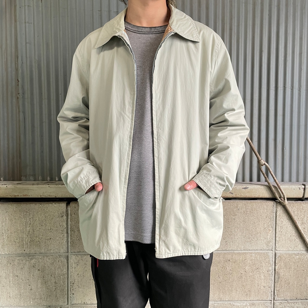 Paul Smith ポールスミス ストライプ柄×無地 リバーシブル スポーツ 