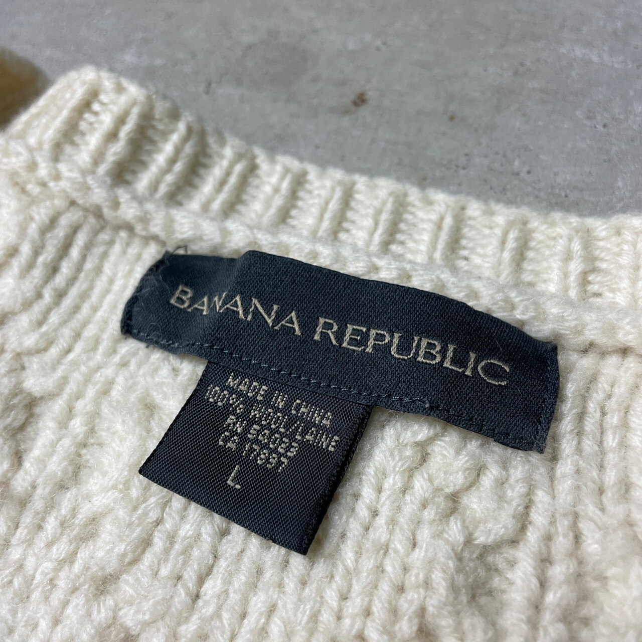 00年代 BANANA REPUBLIC バナナリパブリック ウールニットセーター 