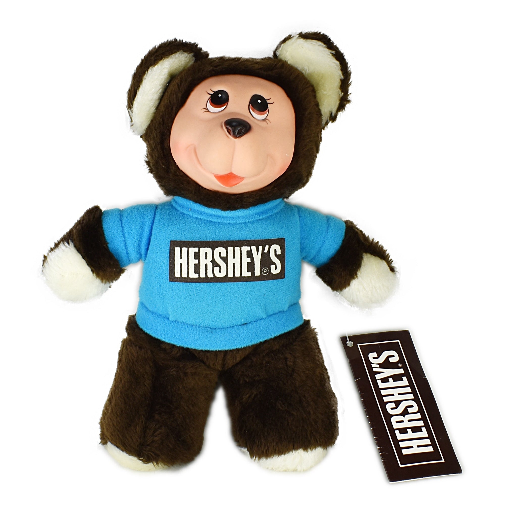 MOMA - 【新品同様の美品☆アメリカ購入】Hershey's ハーシーズ　くま　ぬいぐるみ ハーシーズ クマのぬいぐるみ 青 紙タグ付（アイデアル社） 企業物