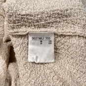 Mademoiselle NON NON マドモアゼルノンノン リネン混 コットン アンサンブル ニット セーター カーディガン /アイボリー