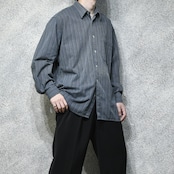 multi stripe jacquard weave shirt