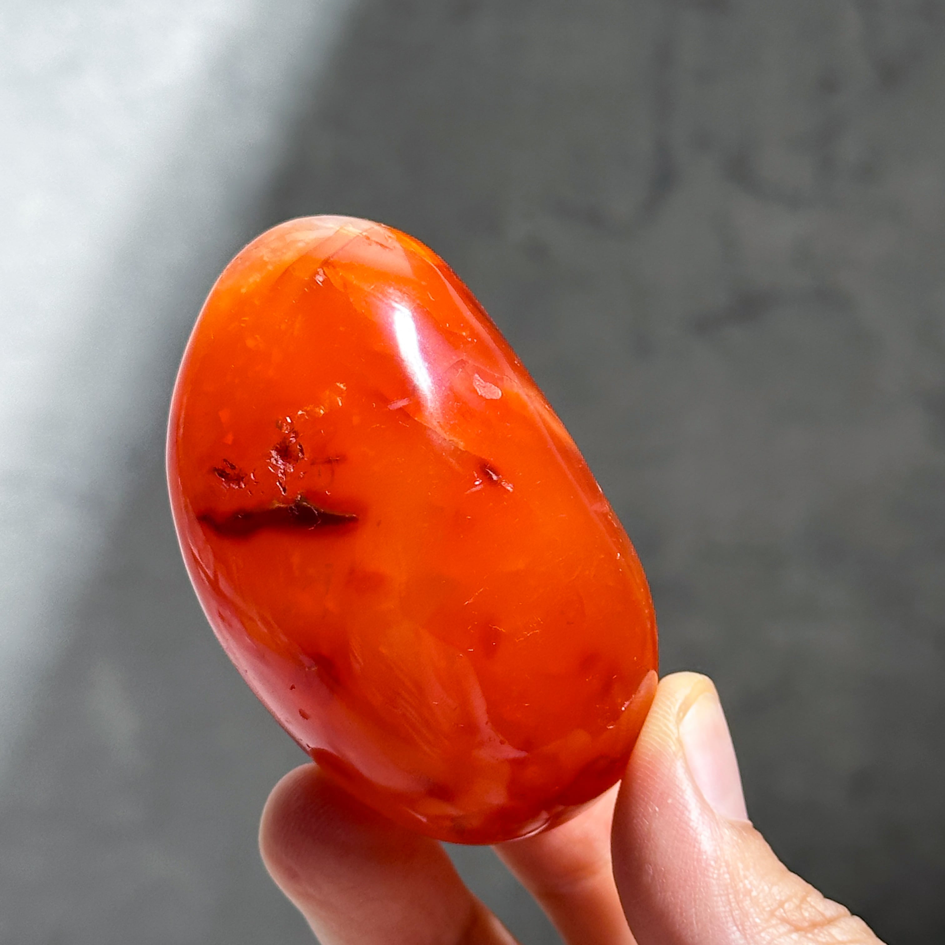 カーネリアン パーム 04♢ Carnelian ♢天然石・鉱物・パワーストーン