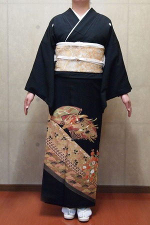 【レンタル】黒留袖 TAM-9（Mサイズ）